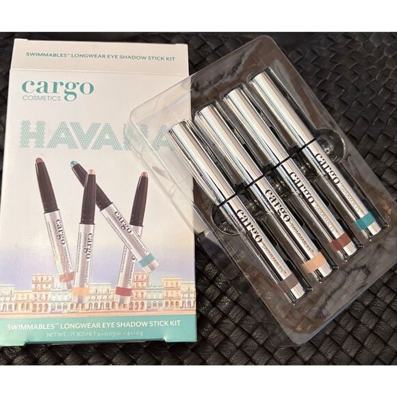Cargo Cosmetics - NWTIB - Havana Swimmables Long Wear Eye Shadow Stick Kit. - Picture 13 of 16
